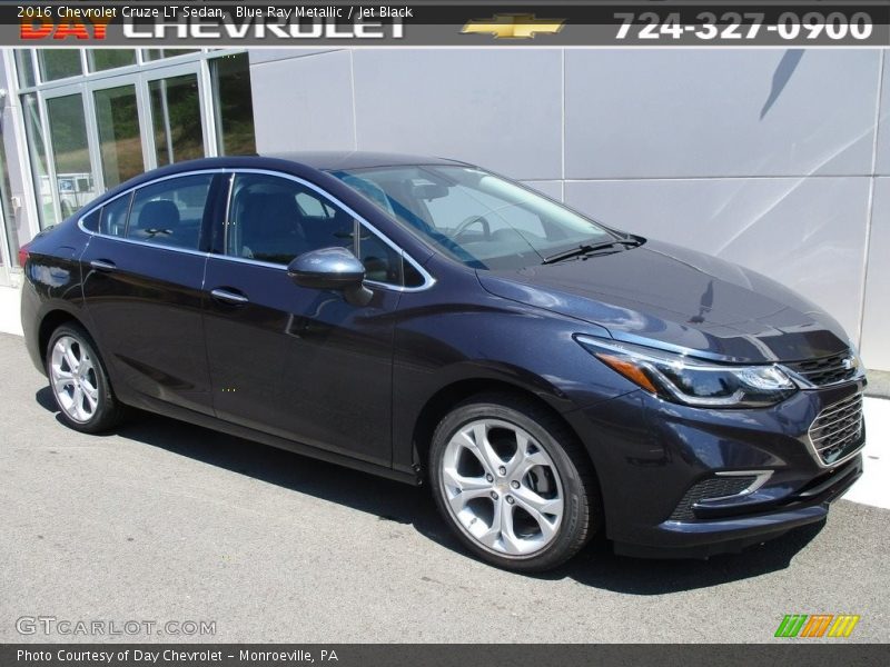 Blue Ray Metallic / Jet Black 2016 Chevrolet Cruze LT Sedan