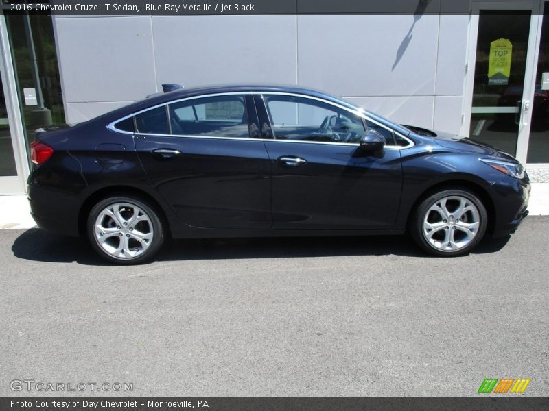 Blue Ray Metallic / Jet Black 2016 Chevrolet Cruze LT Sedan