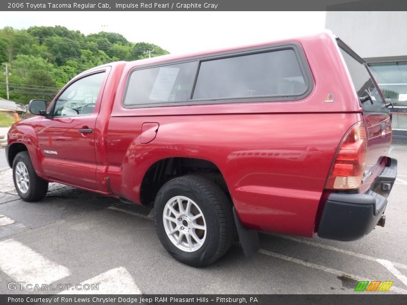 Impulse Red Pearl / Graphite Gray 2006 Toyota Tacoma Regular Cab