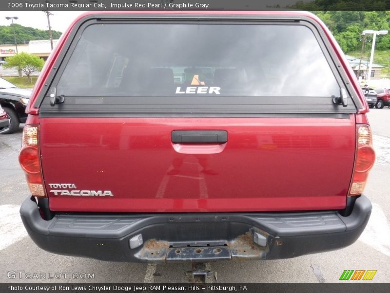 Impulse Red Pearl / Graphite Gray 2006 Toyota Tacoma Regular Cab