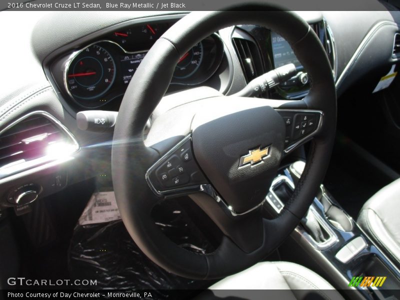 Blue Ray Metallic / Jet Black 2016 Chevrolet Cruze LT Sedan