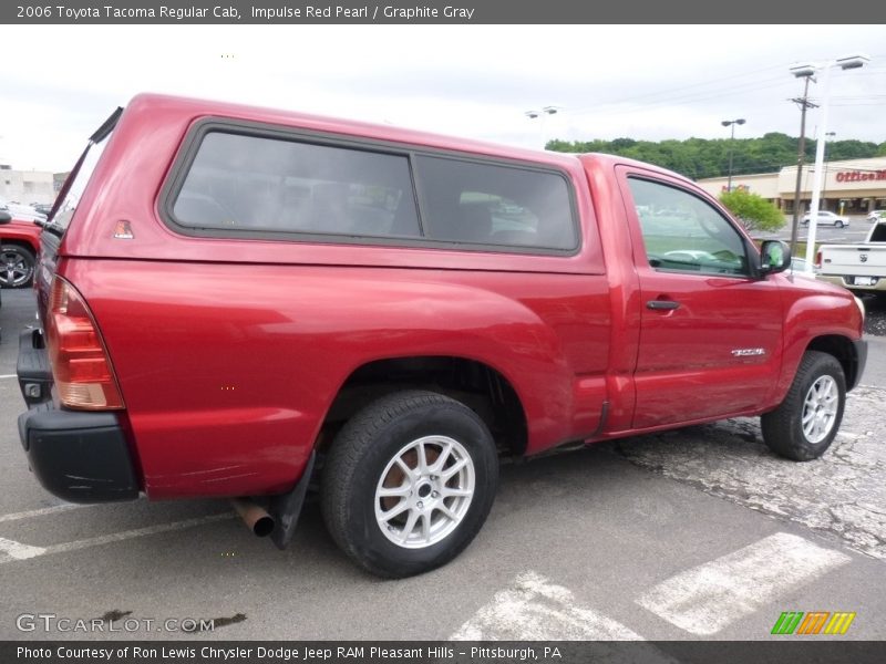Impulse Red Pearl / Graphite Gray 2006 Toyota Tacoma Regular Cab