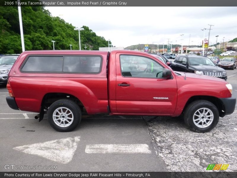 Impulse Red Pearl / Graphite Gray 2006 Toyota Tacoma Regular Cab