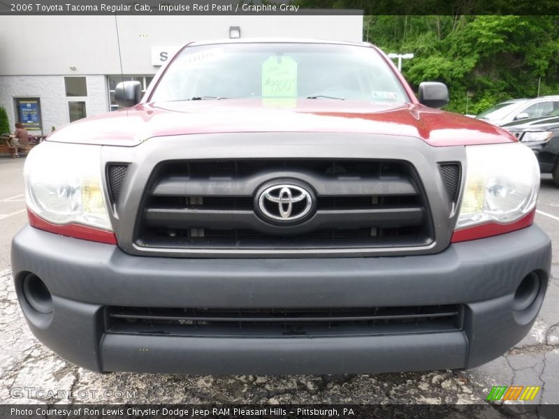 Impulse Red Pearl / Graphite Gray 2006 Toyota Tacoma Regular Cab