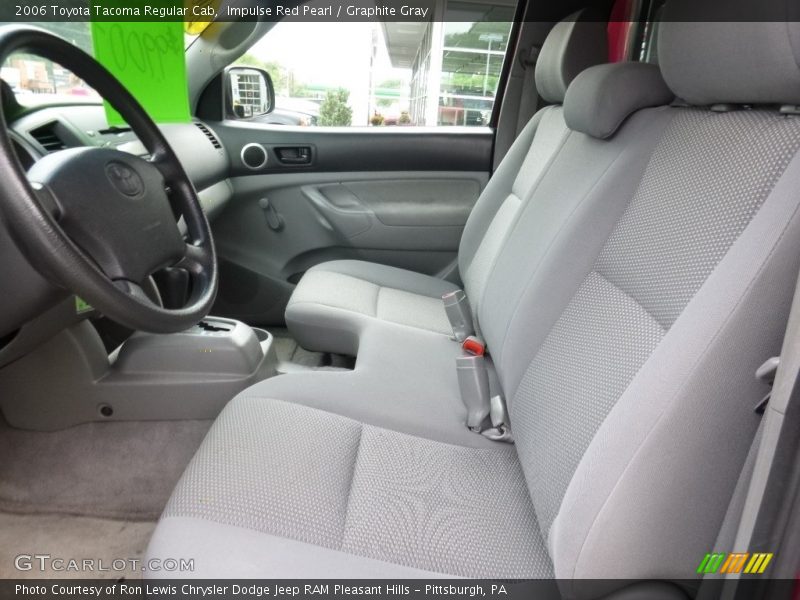 Impulse Red Pearl / Graphite Gray 2006 Toyota Tacoma Regular Cab