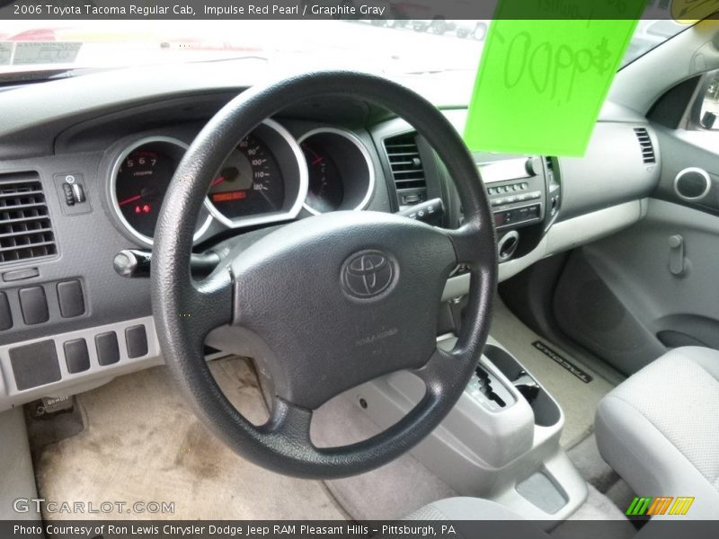 Impulse Red Pearl / Graphite Gray 2006 Toyota Tacoma Regular Cab