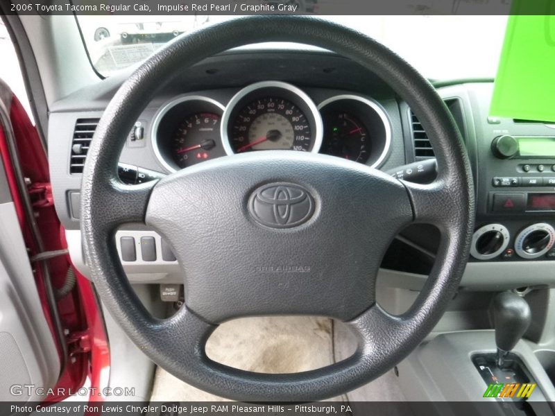 Impulse Red Pearl / Graphite Gray 2006 Toyota Tacoma Regular Cab