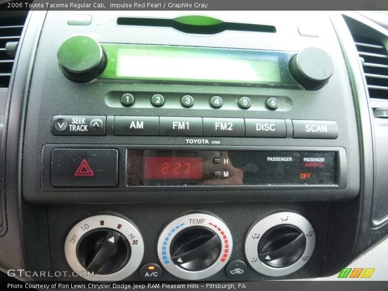 Impulse Red Pearl / Graphite Gray 2006 Toyota Tacoma Regular Cab