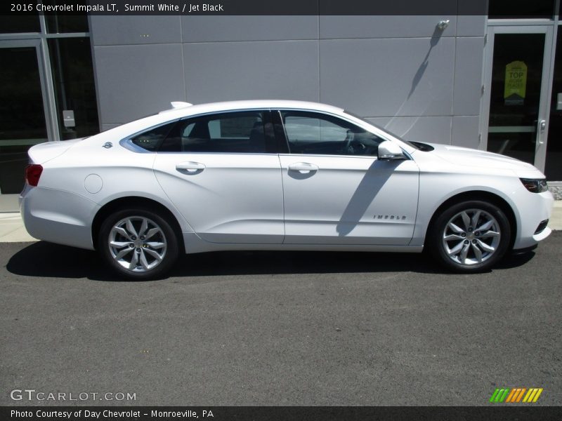 Summit White / Jet Black 2016 Chevrolet Impala LT