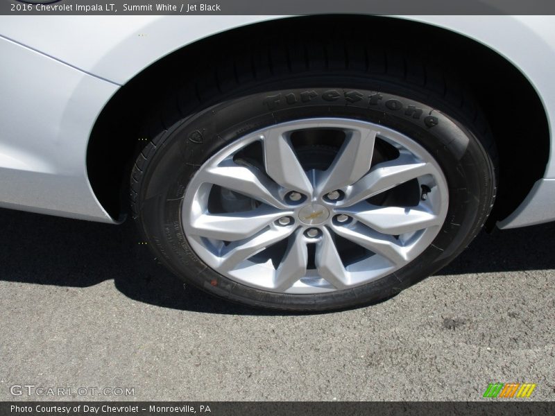 Summit White / Jet Black 2016 Chevrolet Impala LT
