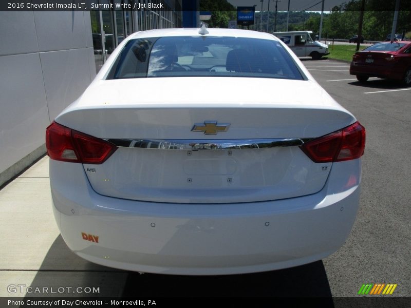 Summit White / Jet Black 2016 Chevrolet Impala LT