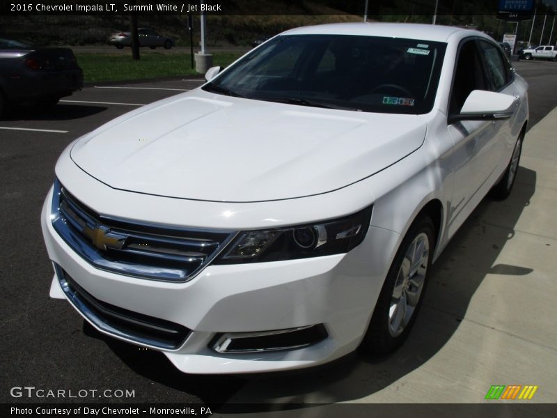 Summit White / Jet Black 2016 Chevrolet Impala LT