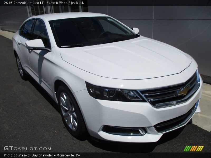 Summit White / Jet Black 2016 Chevrolet Impala LT