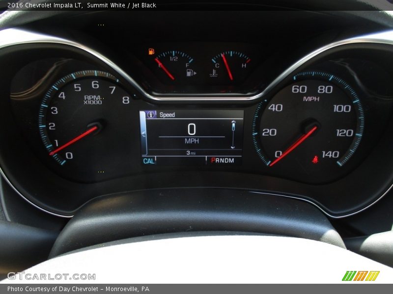 Summit White / Jet Black 2016 Chevrolet Impala LT