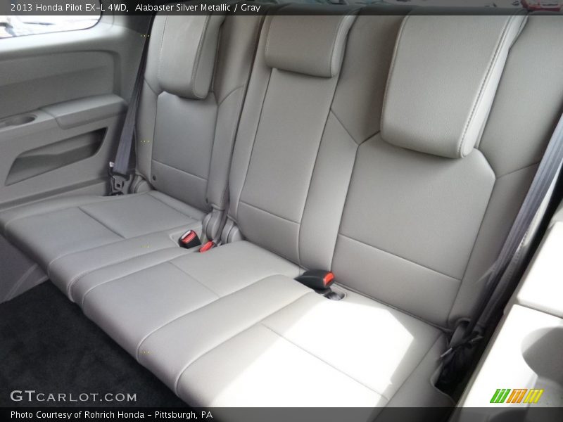 Alabaster Silver Metallic / Gray 2013 Honda Pilot EX-L 4WD