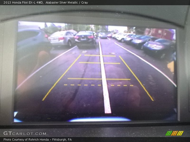 Alabaster Silver Metallic / Gray 2013 Honda Pilot EX-L 4WD