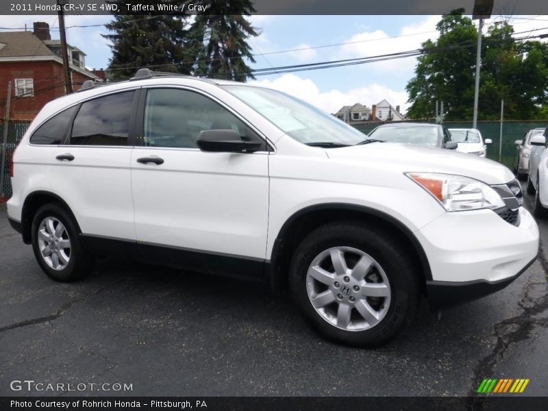 Taffeta White / Gray 2011 Honda CR-V SE 4WD
