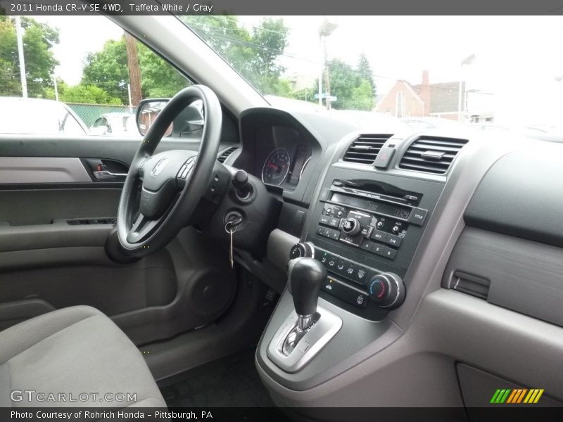 Taffeta White / Gray 2011 Honda CR-V SE 4WD