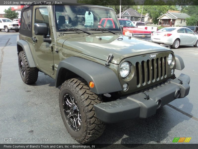 Tank / Black 2016 Jeep Wrangler Sport