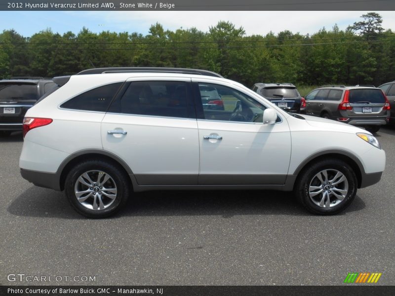 Stone White / Beige 2012 Hyundai Veracruz Limited AWD