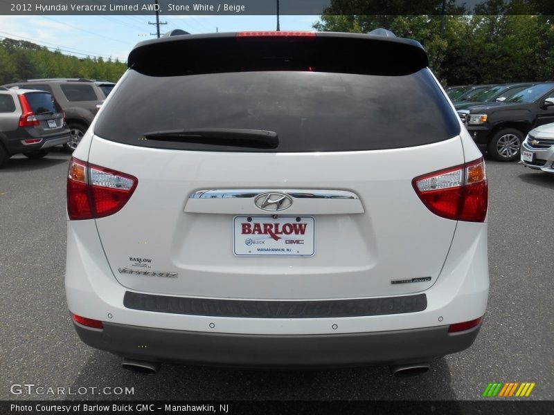 Stone White / Beige 2012 Hyundai Veracruz Limited AWD