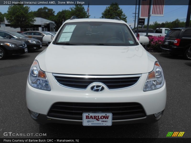 Stone White / Beige 2012 Hyundai Veracruz Limited AWD