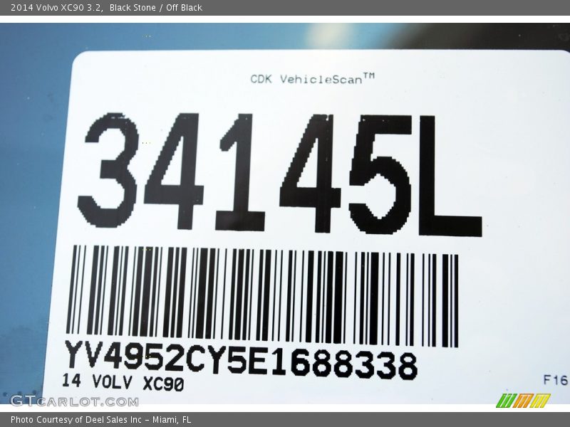 Black Stone / Off Black 2014 Volvo XC90 3.2
