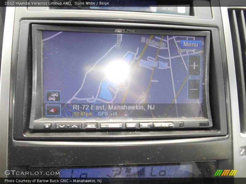 Stone White / Beige 2012 Hyundai Veracruz Limited AWD