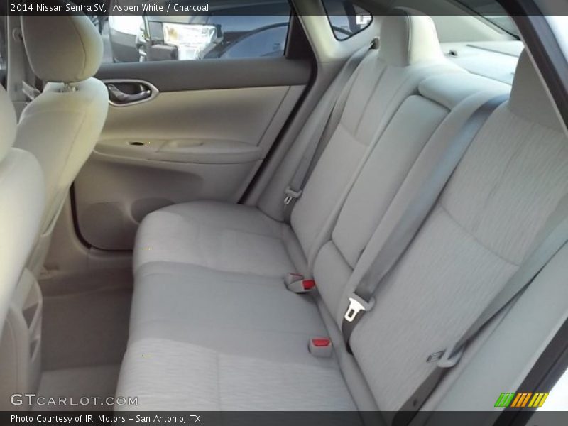 Aspen White / Charcoal 2014 Nissan Sentra SV