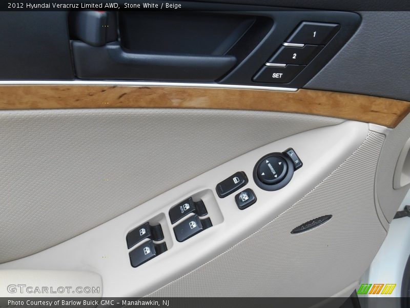 Stone White / Beige 2012 Hyundai Veracruz Limited AWD