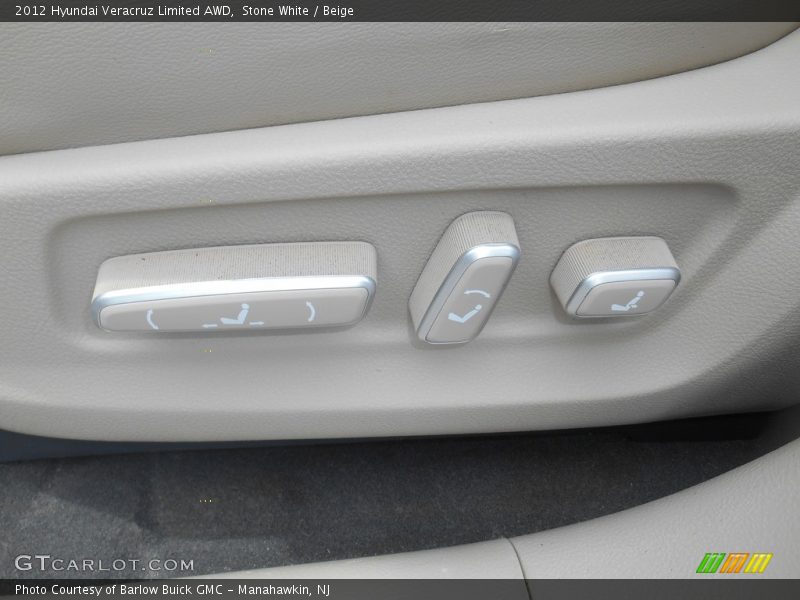Stone White / Beige 2012 Hyundai Veracruz Limited AWD