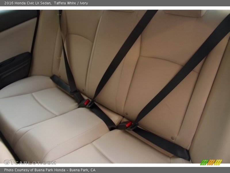 Taffeta White / Ivory 2016 Honda Civic LX Sedan