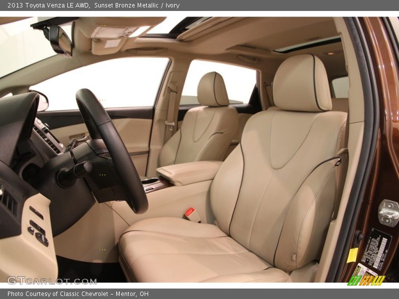 Sunset Bronze Metallic / Ivory 2013 Toyota Venza LE AWD