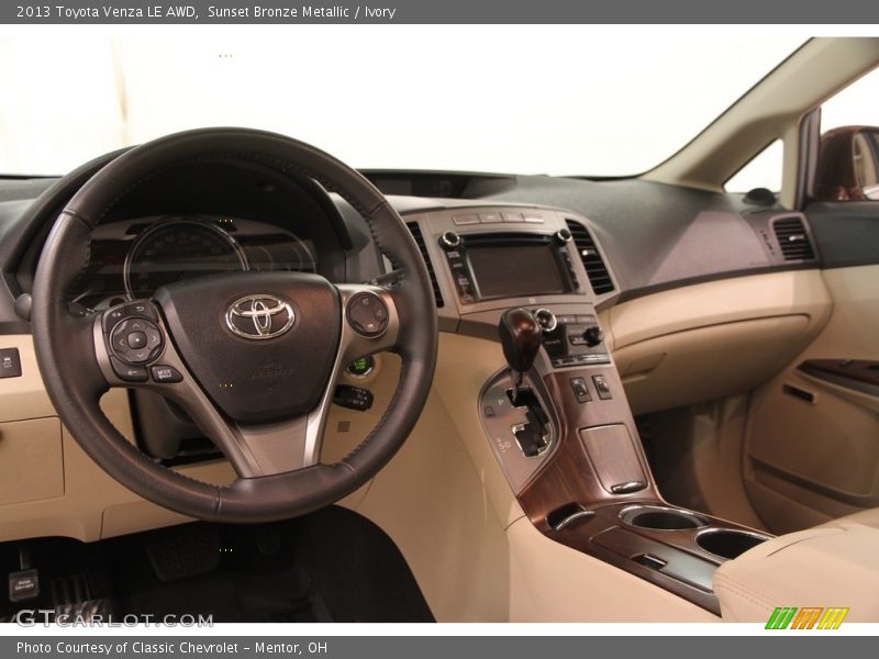 Sunset Bronze Metallic / Ivory 2013 Toyota Venza LE AWD