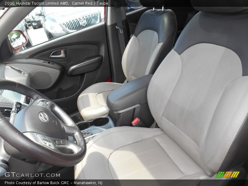 Garnet Red / Taupe 2010 Hyundai Tucson Limited AWD