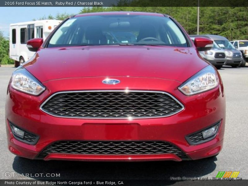 Ruby Red / Charcoal Black 2016 Ford Focus SE Hatch