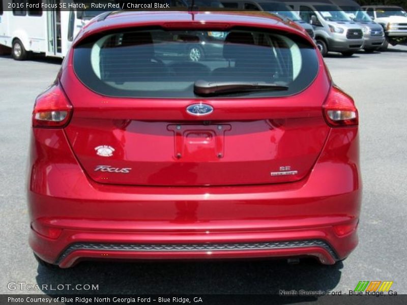 Ruby Red / Charcoal Black 2016 Ford Focus SE Hatch