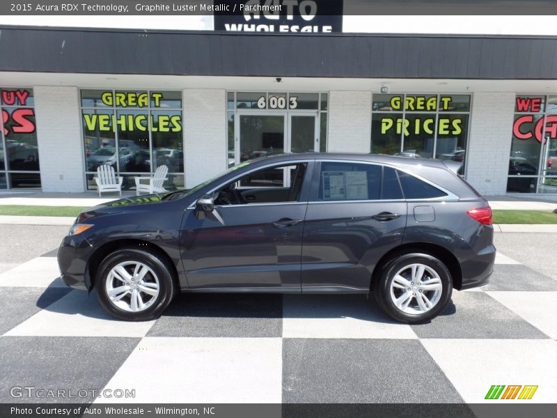 Graphite Luster Metallic / Parchment 2015 Acura RDX Technology