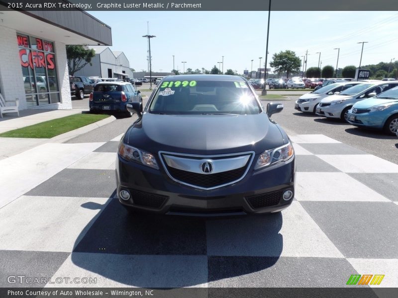 Graphite Luster Metallic / Parchment 2015 Acura RDX Technology