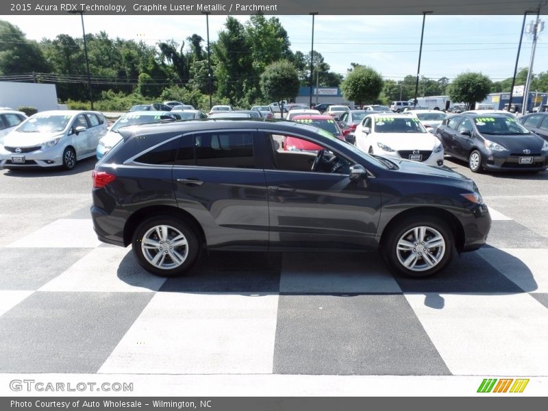 Graphite Luster Metallic / Parchment 2015 Acura RDX Technology