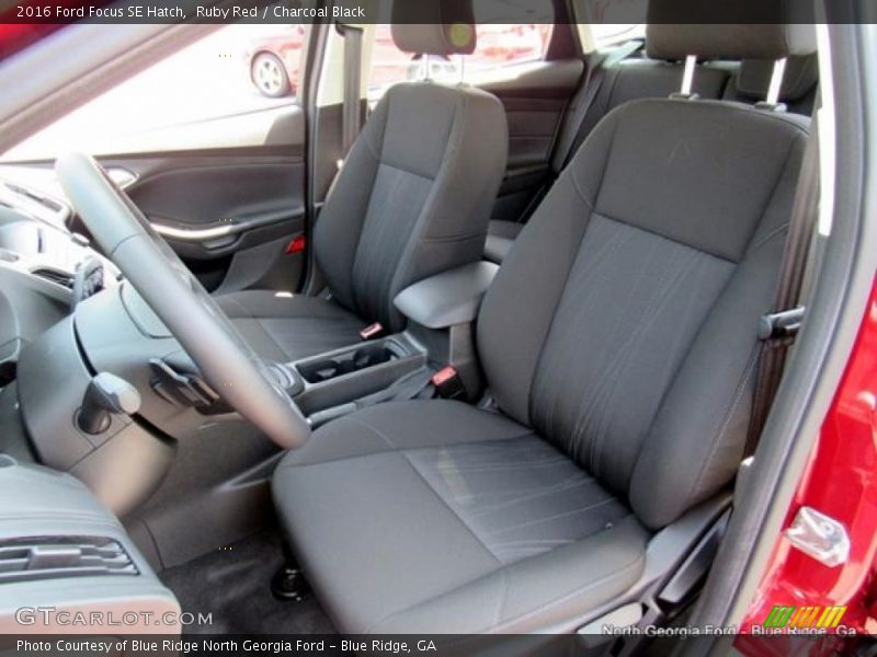 Ruby Red / Charcoal Black 2016 Ford Focus SE Hatch