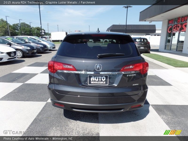 Graphite Luster Metallic / Parchment 2015 Acura RDX Technology