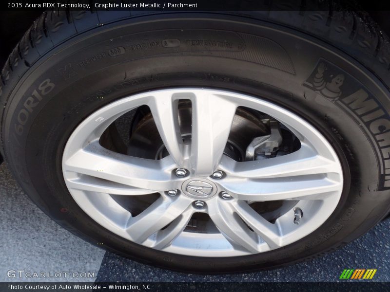 Graphite Luster Metallic / Parchment 2015 Acura RDX Technology