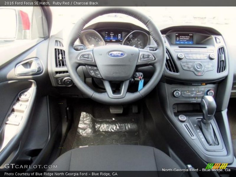 Ruby Red / Charcoal Black 2016 Ford Focus SE Hatch