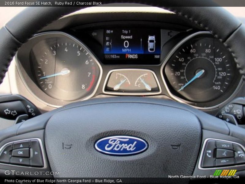 Ruby Red / Charcoal Black 2016 Ford Focus SE Hatch