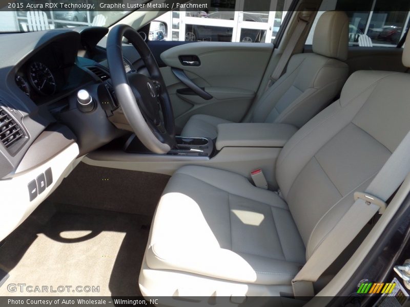 Graphite Luster Metallic / Parchment 2015 Acura RDX Technology