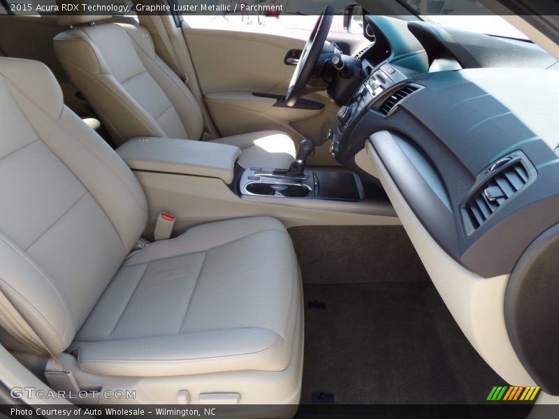 Graphite Luster Metallic / Parchment 2015 Acura RDX Technology
