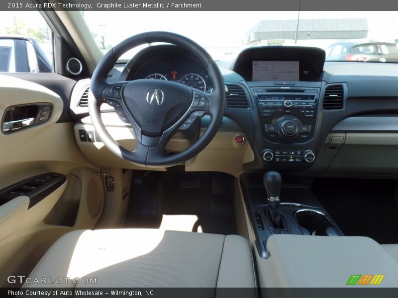 Graphite Luster Metallic / Parchment 2015 Acura RDX Technology