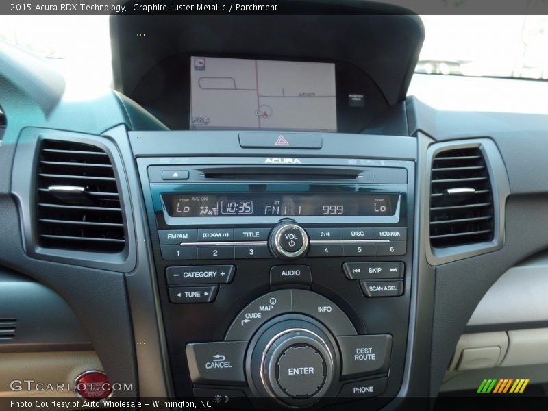 Graphite Luster Metallic / Parchment 2015 Acura RDX Technology