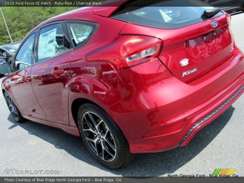 Ruby Red / Charcoal Black 2016 Ford Focus SE Hatch